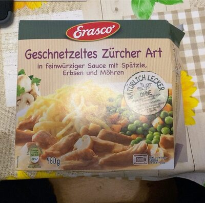 Geschnetzeltes Zürcher Art front packaging