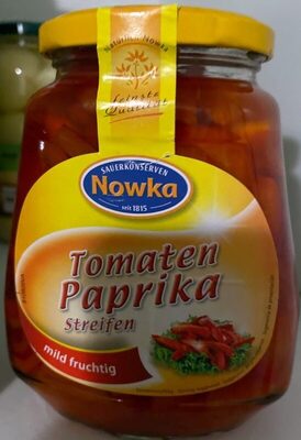 Tomaten Paprika Streifen