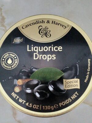 Liquorice drops