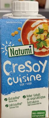 Cresoy soya front packaging