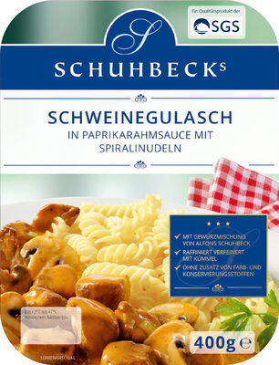 Schuhbecks Schweinegulasch mit Spiralinudeln