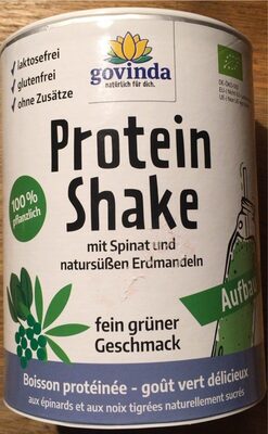 Protein Shake mit Spinat und natursüßen Erdmandeln