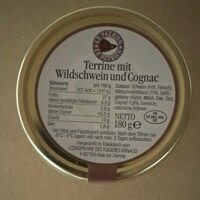 Terrine mit Wildschwein und Cognac