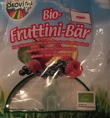 Bio-fruttini-bär front packaging