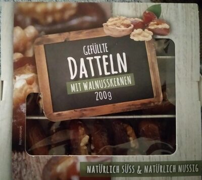 Gefüllte Datteln mit Walnusskernen