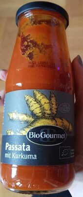 Passata mit Kurkuma front packaging