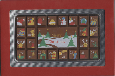 Calendrier de l'Avent front packaging