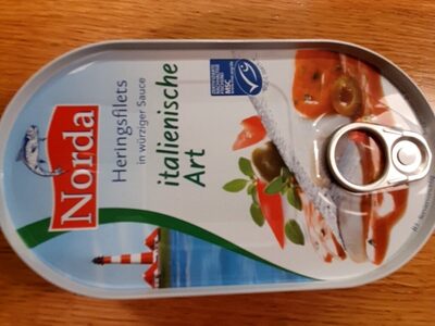 Heringsfilets in würziger Italia Sauce