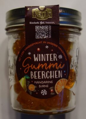 Winter Gummi Beerchen Mandarine Birne