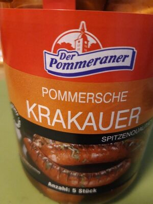 Pommersche Krakauer front packaging