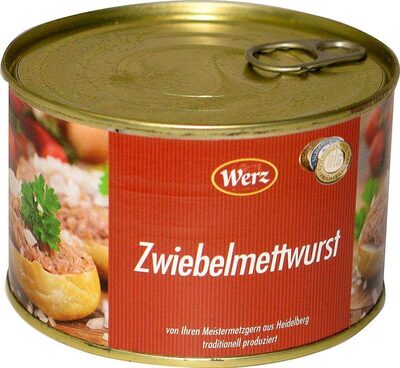 Zwiebelmettwurst front packaging