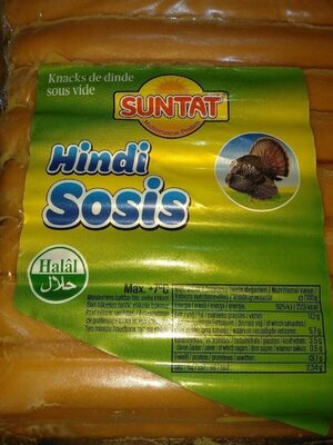 Saucisse de dinde avec viande de poulet halal