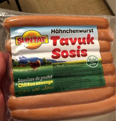 Tavuk sosis front packaging