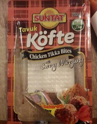 Köfte chicken tikka bites mit curry