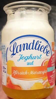 Landliebe Joghurt auf Pfirsich Maracuja, Pfirsich ...