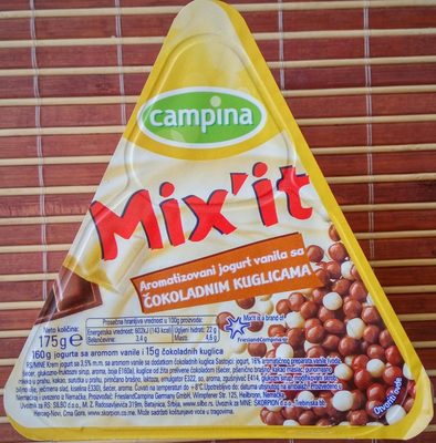 Mix it aromatizovani jogurt vanila sa čokoladnim kuglicama