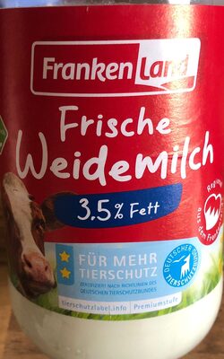 frische Weidemilch 3,5%