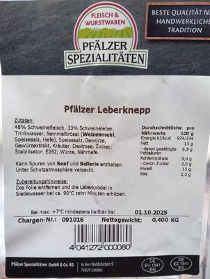 Pfälzer Leberknepp