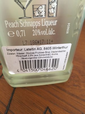 PeachShnaps front packaging