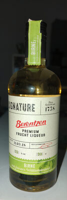 Berentzen Signature - Birne front packaging