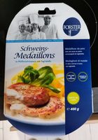 Médaillons de porc avec tagliatelles