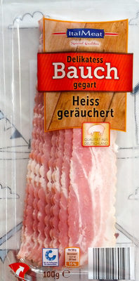Delikatess Bauch gegart front packaging