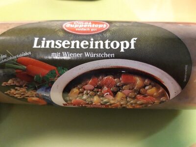 Linseneintopf mit Würstchen