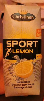 Sport lemon isotonisches Erfrischungsgetränk