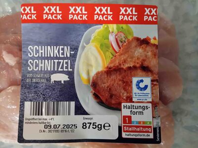 Schinkenschnitzel XXL front packaging