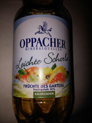 Leichte Schorle, Früchte des Gartens