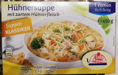 Hühnersuppe mit zartem Hühnerfleisch