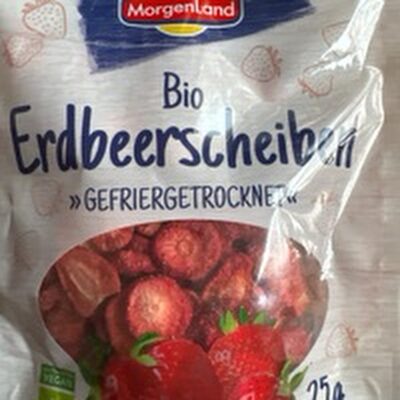 Bio Erdbeerscheiben front packaging