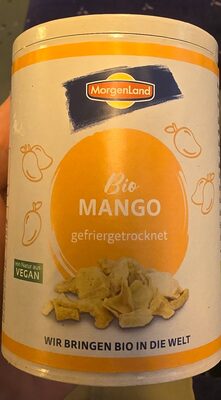 Bio Mangostücke gefriergetrocknet front packaging