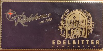 Edelbitterschokolade