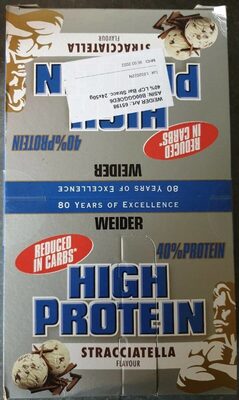 Barres Weider proteine 40%