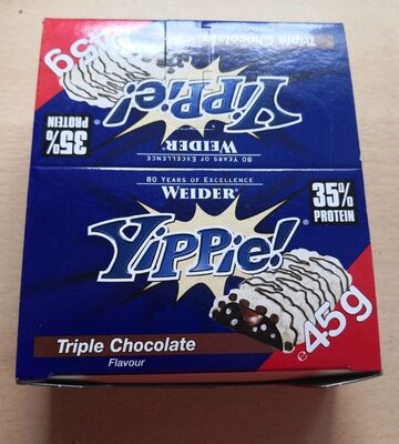 Protein Riegel YIPPIE front packaging