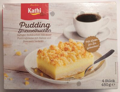 Pudding Streuselkuchen front packaging