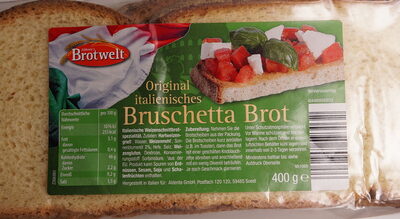 Original Italienisches Bruschetta Brot