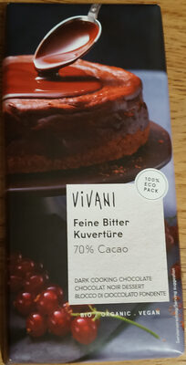 Feine Bitter Kuvertüre front packaging