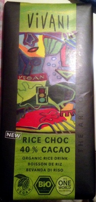 Rice Choc 40% Cacao