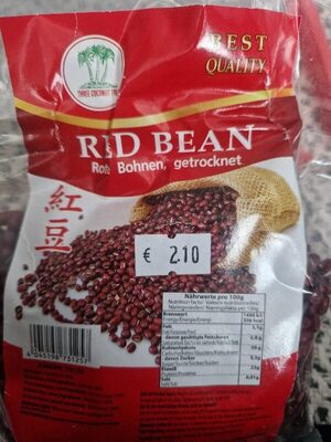 Rote Bohnen; getrocknet front packaging