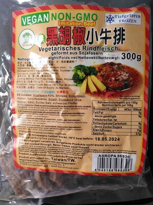 Vegetarisches Rindfleisch