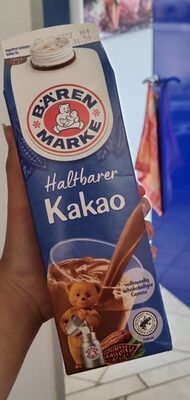 Haltbarer Kakao front packaging