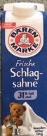 Schlagsahne front packaging