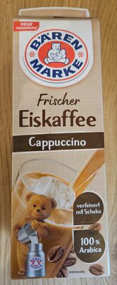 Frischer Eiskaffee Cappuccino