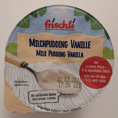 Milchpudding Vanille