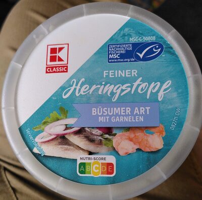 Heringstopf Büsumer Art mit Garnelen