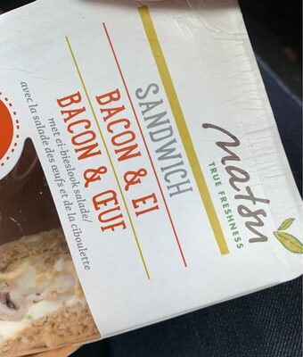 Sandwich bacon et oeuf