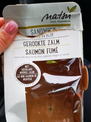 Sandwich saumon fumé