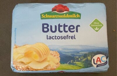 Butter lactosefrei front packaging
